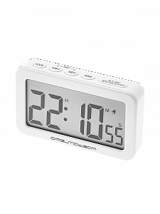 Часы настольные электронные на батарейках Орбита OT-CLT11 Белые